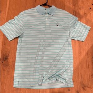 Southern shirt Men's Light Blue Striped Polo